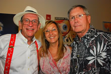 photo of Ernest Martin, Fran & Frank Rollason by Tom Stepp