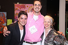 photo of Heber Sequeiros, Kenneth McCoy and Mary Luft by Tom Stepp